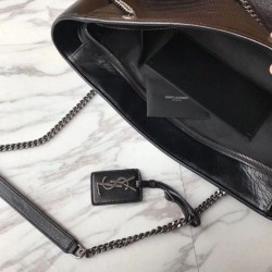 Replica YSL Saint Lauren Shopping Bag Black
