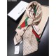 Replica Gucci Bee Cashmere Silk Scarf Red