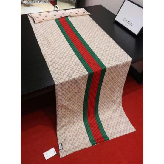 Replica Gucci Bee Cashmere Silk Scarf Red
