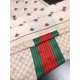 Replica Gucci Bee Cashmere Silk Scarf Red