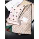 Replica Gucci Bee Cashmere Silk Scarf Red