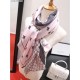 Replica Gucci Bee Cashmere Silk Scarf Black
