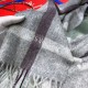 Replica Louis Vuitton Cashmere Silk Scarves Gray