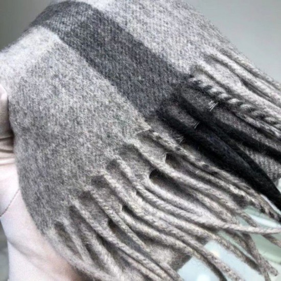 Replica Louis Vuitton Cashmere Silk Scarves Gray
