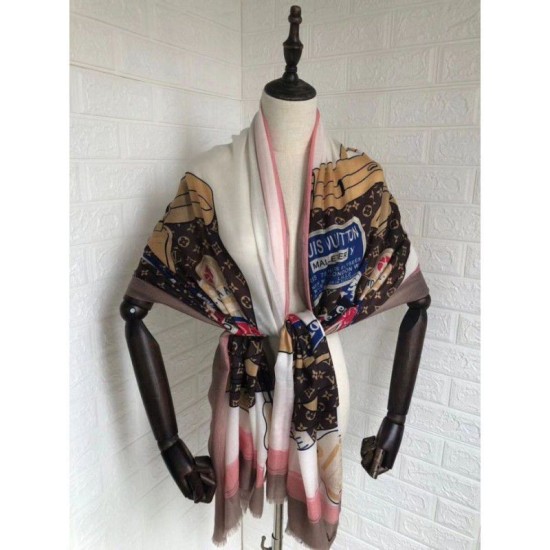 Fake Louis Vuitton Cashmere Monogram scarf Replica