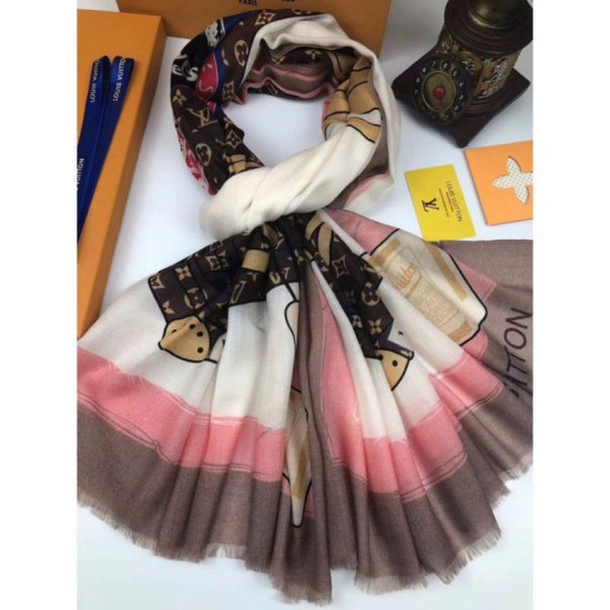 Fake Louis Vuitton Cashmere Monogram scarf Replica