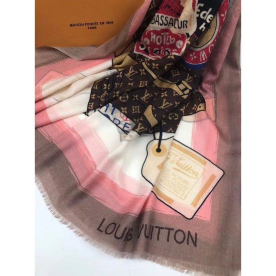 Fake Louis Vuitton Cashmere Monogram scarf Replica