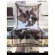 Replica Louis Vuitton Monogram Cashmere Silk Scarves White