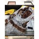 Replica Louis Vuitton Monogram Cashmere Silk Scarves White