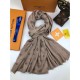 Fake Louis Vuitton Classic Cashmere Scarf Apricot Replica