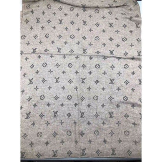 Fake Louis Vuitton Classic Cashmere Scarf Apricot Replica