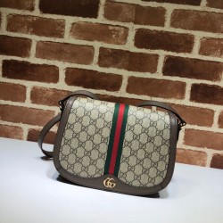 Replica Gucci Ophidia GG small shoulder bag 601044 Dark Coffee