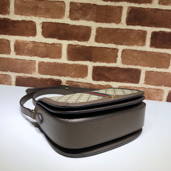 Replica Gucci Ophidia GG small shoulder bag 601044 Dark Coffee