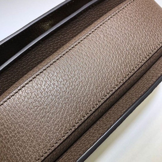Replica Gucci Ophidia GG small shoulder bag 601044 Dark Coffee
