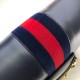 Fake Gucci 1955 Horsebit Small Shoulder Bag 602204 Dark Blue Replica