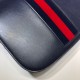 Fake Gucci 1955 Horsebit Small Shoulder Bag 602204 Dark Blue Replica