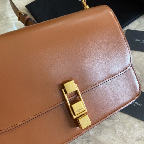 Replica YSL Saint Laurent Carre Satchel Suede Bag Brown Replica YSL Saint Laurent Carre Satchel Suede Bag Brown