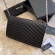Replica YSL Saint Laurent Monogram Envelope Chain Wallet Grained Leather Black Silver Hardware Replica YSL Saint Laurent Monogram Envelope Chain Wallet Grained Leather Black Silver Hardware