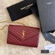 Replica YSL Saint Laurent Monogram Envelope Chain Wallet Grained Leather Claret Fake YSL Saint Laurent Monogram Envelope Chain Wallet Grained Leather Claret Replica