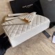 Replica YSL Saint Laurent Medium Envelope Bag Mix Matelasse White Fake YSL Saint Laurent Medium Envelope Bag Mix Matelasse White Replica