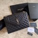 Replica YSL Saint Laurent Medium Envelope Bag Mix Matelasse Black Silver Hardware Fake YSL Saint Laurent Medium Envelope Bag Mix Matelasse Black Silver Hardware Replica
