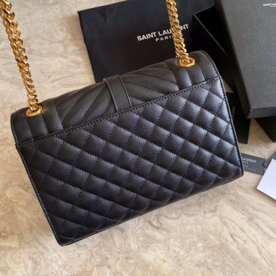 Replica YSL Saint Laurent Medium Envelope Bag Mix Matelasse Black Gold Hardware Replica YSL Saint Laurent Medium Envelope Bag Mix Matelasse Black Gold Hardware