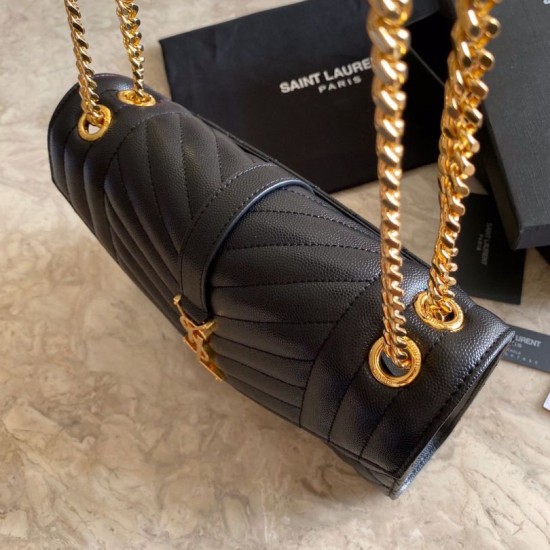 Replica YSL Saint Laurent Medium Envelope Bag Mix Matelasse Black Gold Hardware Replica YSL Saint Laurent Medium Envelope Bag Mix Matelasse Black Gold Hardware