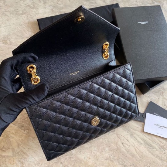 Replica YSL Saint Laurent Medium Envelope Bag Mix Matelasse Black Gold Hardware Replica YSL Saint Laurent Medium Envelope Bag Mix Matelasse Black Gold Hardware