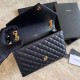 Replica YSL Saint Laurent Medium Envelope Bag Mix Matelasse Black Gold Hardware Replica YSL Saint Laurent Medium Envelope Bag Mix Matelasse Black Gold Hardware