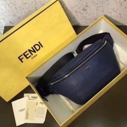 Replica Belt Bag Romano Leather Blue