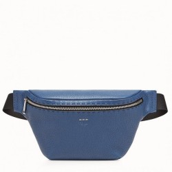 Replica Belt Bag Romano Leather Blue