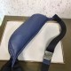 Replica Belt Bag Romano Leather Blue Replica Belt Bag Romano Leather Blue