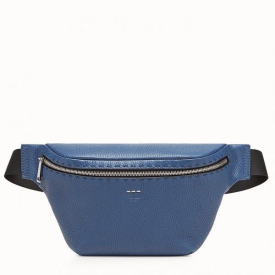 Replica Belt Bag Romano Leather Blue Replica Belt Bag Romano Leather Blue