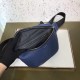 Replica Belt Bag Romano Leather Blue Replica Belt Bag Romano Leather Blue