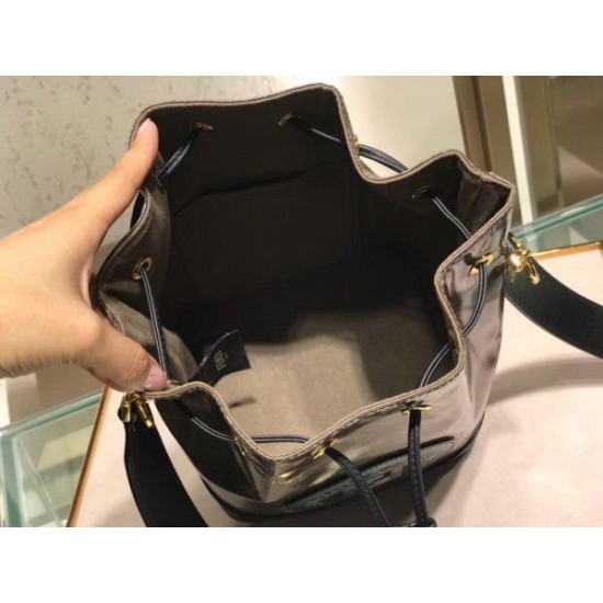 Replica Small Mon Tresor Bucket Fabric Bag Black Replica Small Mon Tresor Bucket Fabric Bag Black