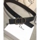 Replica Christian Dior Reversible Belt Strap Black