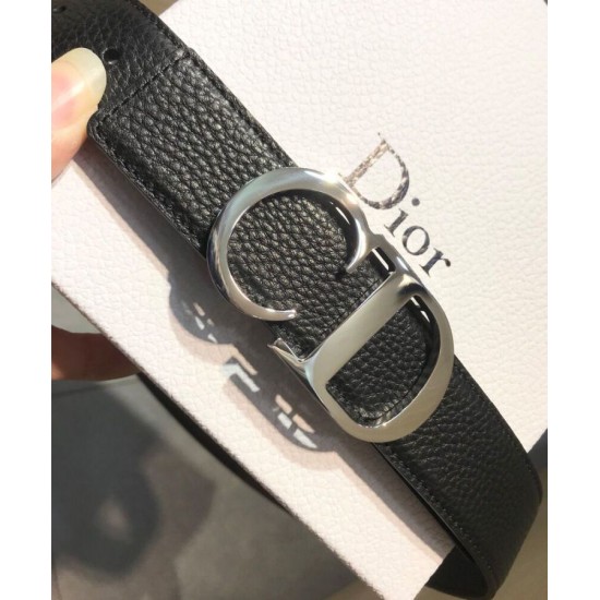 Replica Christian Dior Reversible Belt Strap Black