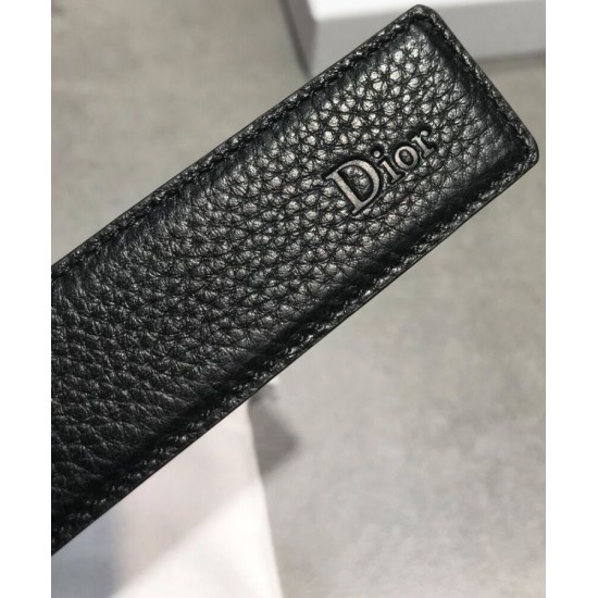 Replica Christian Dior Reversible Belt Strap Black
