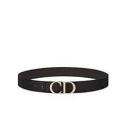 Replica Christian Dior Reversible Belt Strap Black