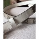 Fake Gucci GG Marmont Thin Belt White Replica