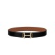 Replica Hermes Royal Belt Buckle &amp; Reversible Leather Strap 38mm Coffee