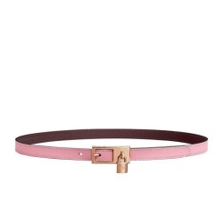 Fake Hermes Lucky 15 Reversible Belt Mauve Replica