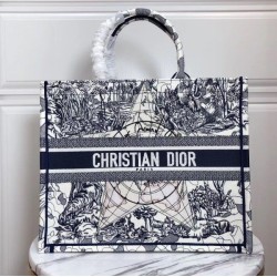 Fake Dior Book Tote Bag Around The World Embroidered Canvas Blue Replica Replica Dior Book Tote Bag Around The World Embroidered Canvas Blue