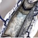 Fake Dior Book Tote Bag Around The World Embroidered Canvas Blue Replica Replica Dior Book Tote Bag Around The World Embroidered Canvas Blue
