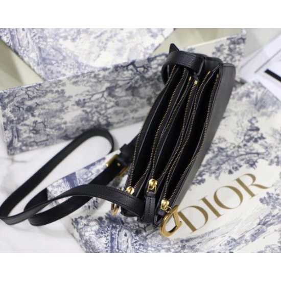 Replica Dior Saddle Trio Pouch With Strap Black Fake Dior Saddle Trio Pouch With Strap Black Replica