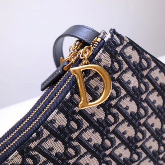 Fake Dior Saddle Trio Pouch With Strap Oblique Blue Replica Replica Dior Saddle Trio Pouch With Strap Oblique Blue