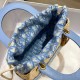 Replica Dior Medium Lady Dior Bag In Wicker and Light Blue Oblique Jacquard Replica Dior Medium Lady Dior Bag In Wicker and Light Blue Oblique Jacquard