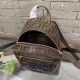 Replica Glazed Fabric Mini Backpack Brown Fake Glazed Fabric Mini Backpack Brown Replica