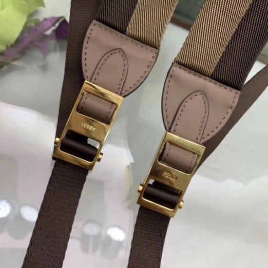 Replica Glazed Fabric Mini Backpack Brown Fake Glazed Fabric Mini Backpack Brown Replica