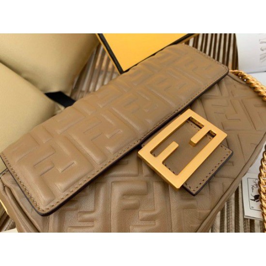 Replica Baguette Chain Midi Bag Taupe Fake Baguette Chain Midi Bag Taupe Replica